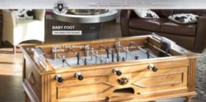 Site internet Besançon - référencement naturel SEO, baby-foot bois