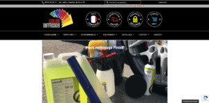 Site internet Paris Lyon - référencement naturel SEO, présentation des produits lavants pour carrosserie