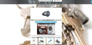 Site internet Besançon - référencement naturel SEO, présentation de quelques serrures vendues par direct serrure