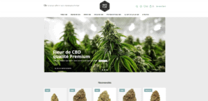 Site internet Paris Lyon - référencement naturel SEO, plants de CBD